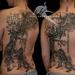 Tattoos - John Tenniel sketch Alice and Tree Punk Rock Style!! Healed - 66352